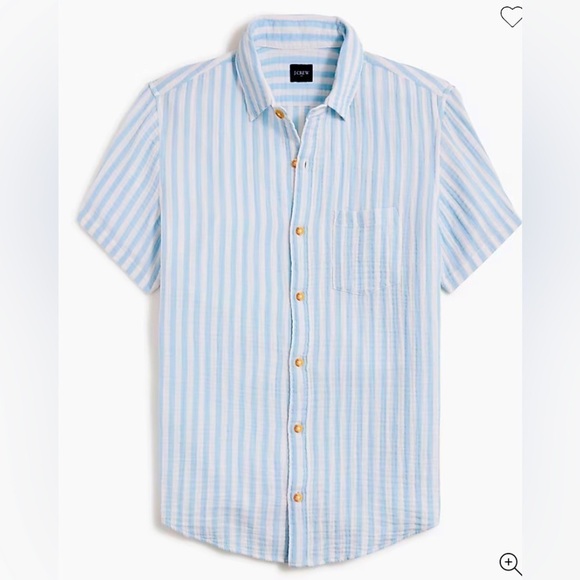 J. Crew Factory Other - J. Crew Factory NWT Men’s Slim Short Sleeve 100% Cotton Gauze Shirt Size XXL